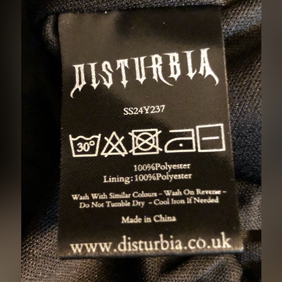 DISTURBIA Amanita mushroom print chiffon handkerchief hem midaxi dress - Picture 10 of 10